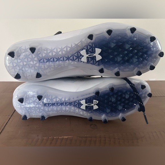 Under Armour Highlight MC Dark Navy Football Cleats - Size 9 NEW - Picture 8 of 9